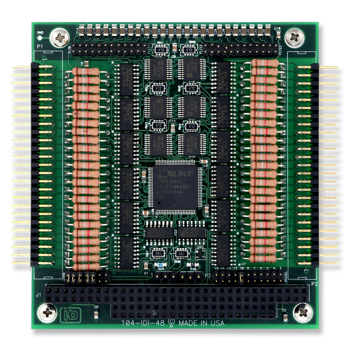 104-IDI-48AC  PC/104 Optically Isolated Digital Input Boards 48-ch Iso