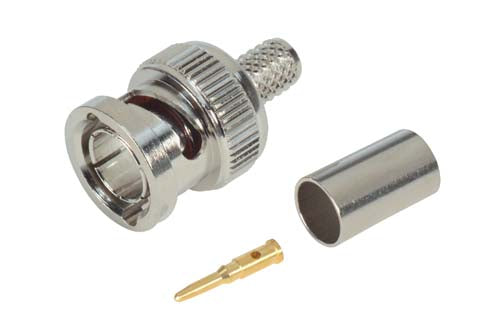 75 Ohm BNC Crimp Plug for RG59 and RG62 (22 AWG CC.) Cable