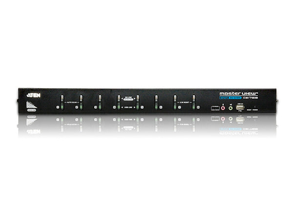 CS1768 Aten 8-Port USB DVI Single-Link KVM Switch, with Audio ITM  Components