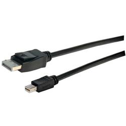 DisplayPort to Mini DisplayPort Male/Male Cable Assembly 1m