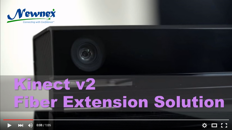 Kinect v2 (Kinect for Xbox One) Extension Solution over Fibre - Newnex Video