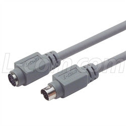 Cable economy-molded-cable-mini-din-8-male-female-60-ft