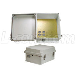 14x12x7-inch-ul-listed-weatherproof-enclosure-w-drilled-aluminum-mounting-plate L-Com Enclosure
