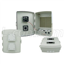 14x10x4-inch-vented-outdoor-enclosure-with-poe-interface-and-cooling-fan L-Com Enclosure