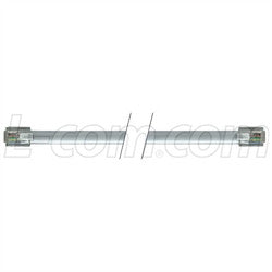 Cable flat-modular-cable-crossed-rj12-6x6-rj12-6x6-250-ft