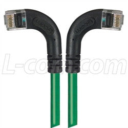 Cable category-5e-right-angle-patch-cable-ra-left-exit-ra-right-exit-green-50-ft