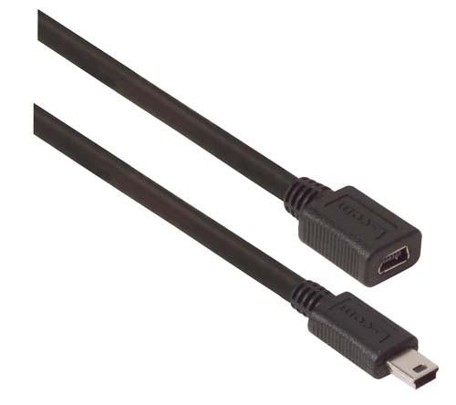 Cable premium-usb-cable-mini-b-5-position-male-female-20m