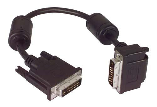 Cable dvi-d-dual-link-dvi-cable-male-male-right-angle-bottom-100-ft
