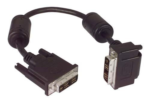 Cable dvi-d-single-link-dvi-cable-male-male-right-angle-bottom-30-ft