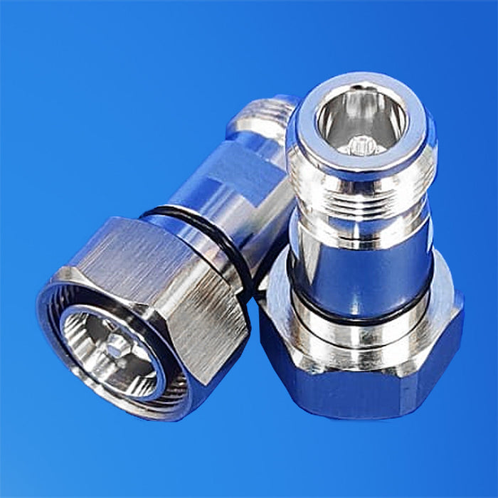 N-TYPE FEMALE TO 4.3-10 MALE ADAPTOR (LOW PIM)