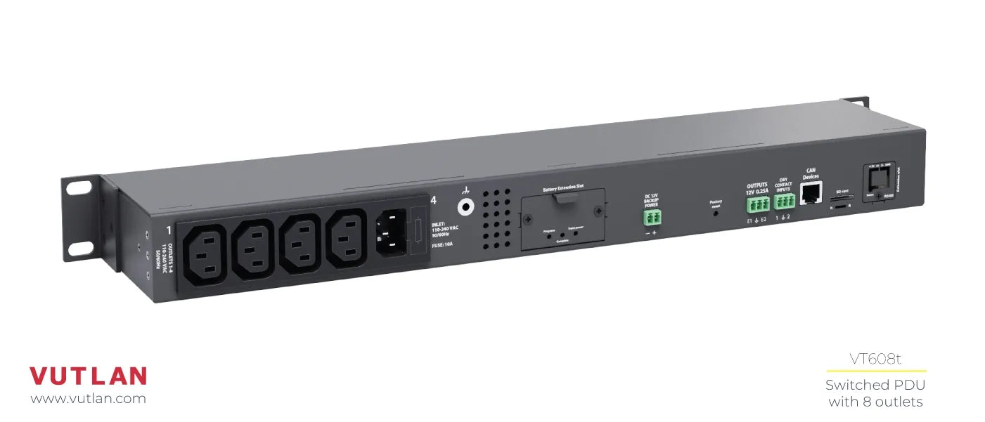 VT604T Switched Power Distribution Unit