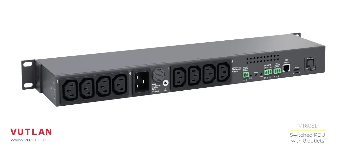 VT608T Switched Power Distribution Unit