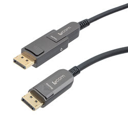 DisplayPort 1.4 to Mini DisplayPort Active Optical Cable, 8K, 80 Meters