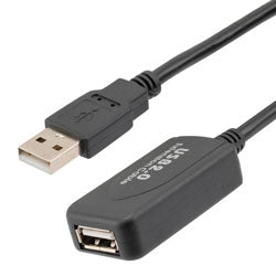USB 2.0 Extenstion, AM/AF, single connector, 5M