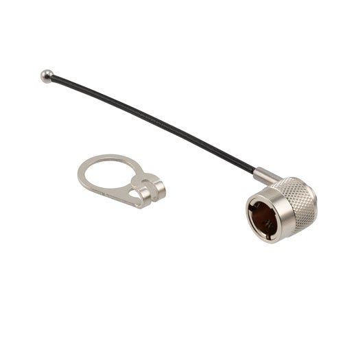 TRS Jack RFI Cap With 3-Inch Stainless Steel Lanyard and .439-.443-Inch D-Ring