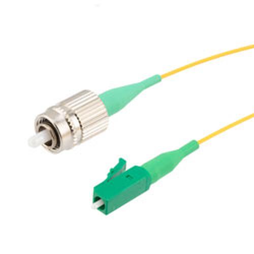 Fiber Optic Patch Cable, FC/APC Narrow Key to LC/APC Simplex PM (Polarized Maintaining), 1550nm, 0.9mm Loose Tube Hytrel, 1-Meter