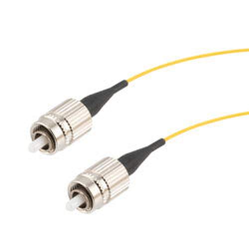 Fiber Optic Patch Cable, FC/PC Narrow Key to FC/PC Simplex PM (Polarized Maintaining), 1550nm, 0.9mm Loose Tube Hytrel, 2-Meter