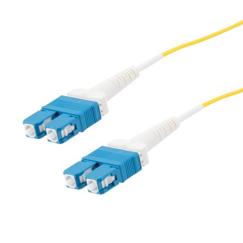 Fiber Optic Uniboot Patch Cable SC/UPC-SC/UPC Uniboot OS2 Single Mode Fiber Riser Rated Jacket 10M