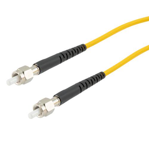 Fiber Optic Patch Cable SMA/APC-SMA/APC Simplex 9.25/125 OS1 Single Mode Fiber 3.0mm PVC Jacket 1 m