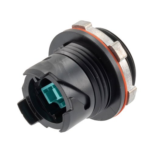 IP68 ODVA Compatible LC Bulkhead Duplex Adapter, MM, with Dust Cap