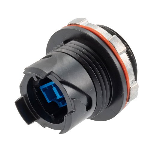 IP68 ODVA Compatible LC Bulkhead Duplex Adapter, SM, no Dust Cap