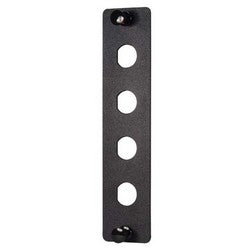 FSP-05D-BNK  FSP Sub Panel, Blank Sub Panel with (4) 0.5" D-Hole Openings, Black