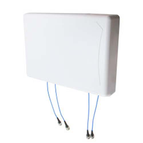 Indoor DAS Panel Antenna, 7/10 dBi gain, 2 x 617-960 MHz / 1695 -2700 MHz & 2 x 3300-6000 MHz, 4.3-10 Female