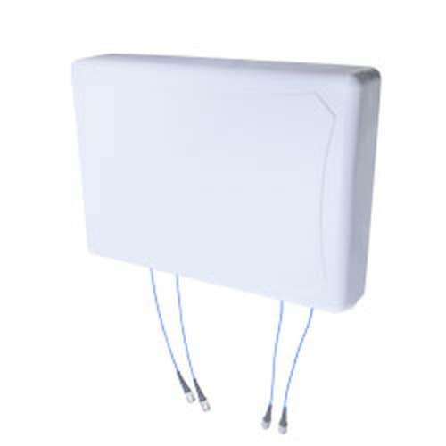 Indoor DAS Panel Antenna, 7/10 dBi gain, 2 x 617-960 MHz / 1695 -2700 MHz & 2 x 3300-6000 MHz, N-Female
