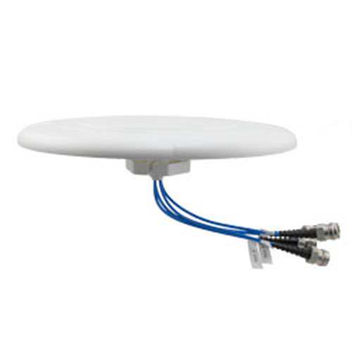 Indoor DAS Ceiling Omni Antenna, 4.5 dBi, 698 MHz - 4200 MHz, 4 x 4.3-10 Female, Low PIM