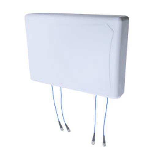 Indoor DAS Panel Antenna, 6.5 dBi, 698 MHz- 4000 MHz, N-Female, 4x4 MIMO, Low PIM