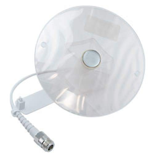 Indoor Ceiling DAS Omni transparent see thru Antenna, 4.5 dBi, 698MHz - 4800MHz, N-Female, Low PIM