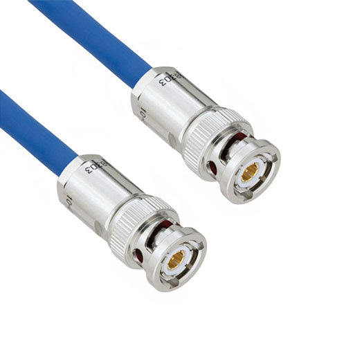 Halogen Free 1553 TRB 3-Slot Plug to TRB 3-Slot Plug Cable Assembly using TWCH-78-2-LC Coax, 4 FT