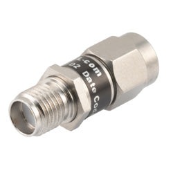 2W/2 dB Fixed Attenuator, SMA Male to SMA Female Stainless Steel Body Up to 18 GHz