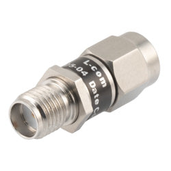 2W/4 dB Fixed Attenuator, SMA Male to SMA Female Stainless Steel Body Up to 18 GHz
