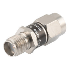 2W/10 dB Fixed Attenuator, SMA Male to SMA Female Stainless Steel Body Up to 18 GHz
