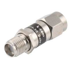 2W/30 dB Fixed Attenuator, SMA Male to SMA Female Stainless Steel Body Up to 18 GHz