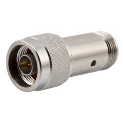 2W/3 dB Fixed Attenuator, N Male to N Female Passivated Stainless Steel Body Up to 18 GHz