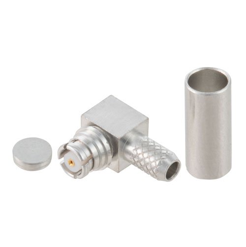 SMP Plug Right Angle Non-Magnetic Connector Crimp/Solder Attachment for RG316