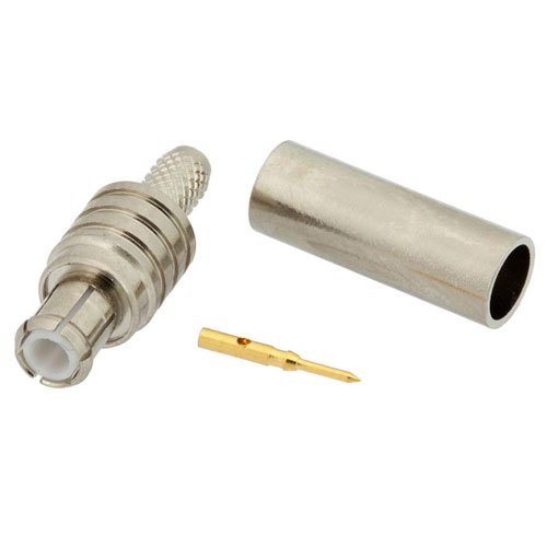 MCX Plug Connector Crimp/Solder Attachment For RG188-DS, RG316-DS