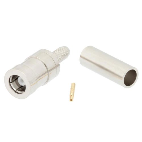 SMB Plug Connector Crimp/Solder Attachment for RG316-DS, RG188-DS