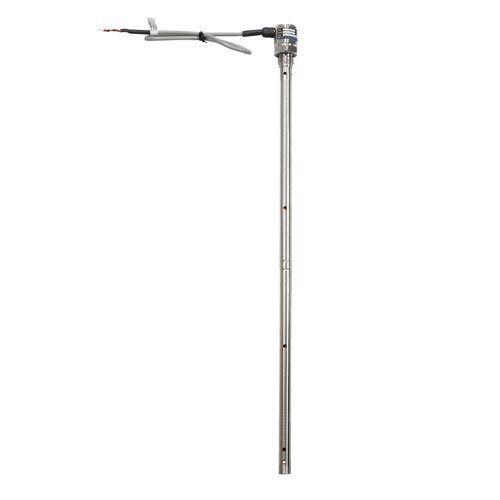Capacitive liquid level sensor 500mm range, stainless steel sensing rod, 4-20mA, G1/2, direct lead, 0.5m cable
