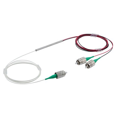 Passive PM FBT Coupler, 1x2, 50:50 1550nm, 1M 900um loose tube, FC/APC, narrow key
