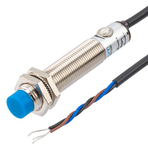 Capacitive Proximity Sensor, Cylindrical, M12, Non-shielded, Ni-plated ...
