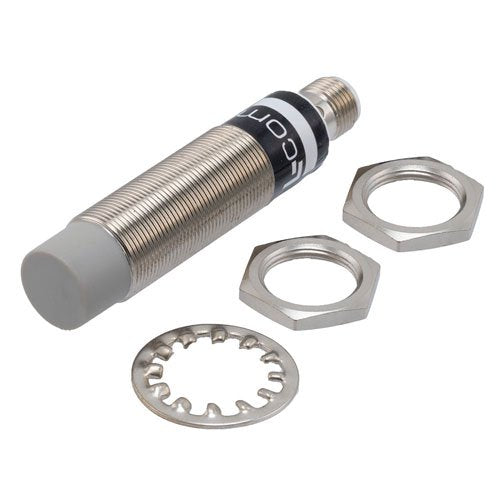 Inductive Proximity Sensor, cylindrical, M18 threaded, non-shielded, Ni-Cu alloy, NPN NO, sensing distance 20mm, 4-pin M12 connector