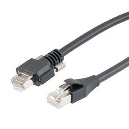 Category 6 GigE F/UTP PVC Ethernet Assembly, GigE/RJ45, 2.5M