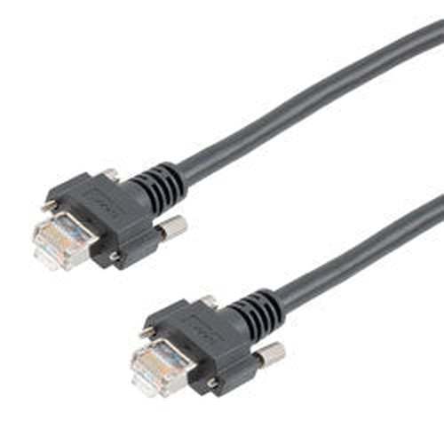 Category 6 GigE F/UTP PVC Ethernet Assembly, GigE/GigE, 8M