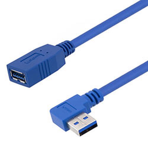 USB 3.0 Female to male Type A right angle right exit 1M