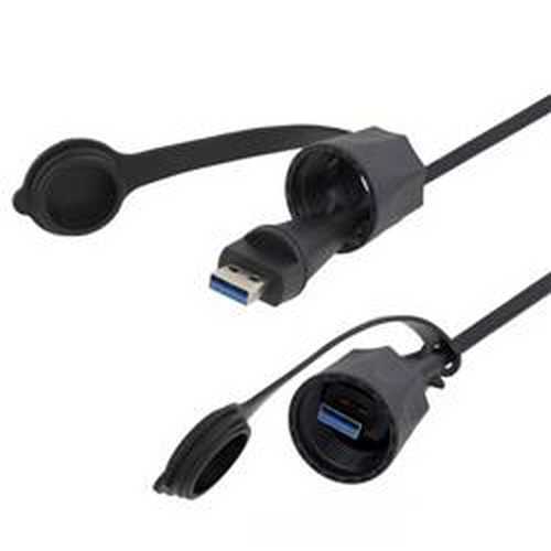 Industrial USB 3.0 A/A male cable 3M