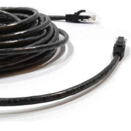 UTP CAT6 EXTERNAL GRADE PATCH LEAD BLACK 3M