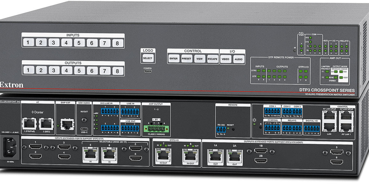 60-1661-12A Presentation Matrix Switcher with Reversible DTP3 I/O ...